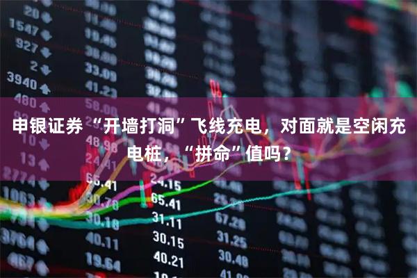 申银证券 “开墙打洞”飞线充电，对面就是空闲充电桩，“拼命”值吗？